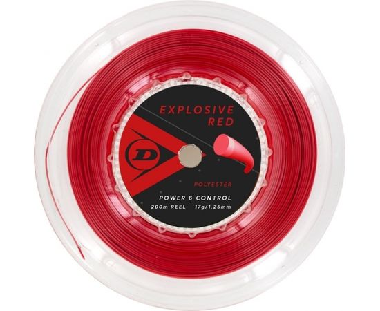 Tennis string Dunlop EXPLOSIVE RED 1.25mm 200m PE monofilament red