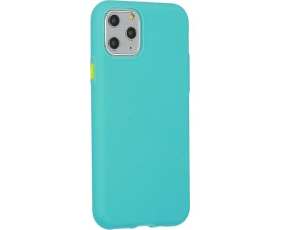 Mocco Soft Cream Silicone Back Case Aizmugurējais Silikona Apvalks Priekš Apple iPhone 12/12 Pro Zaļš