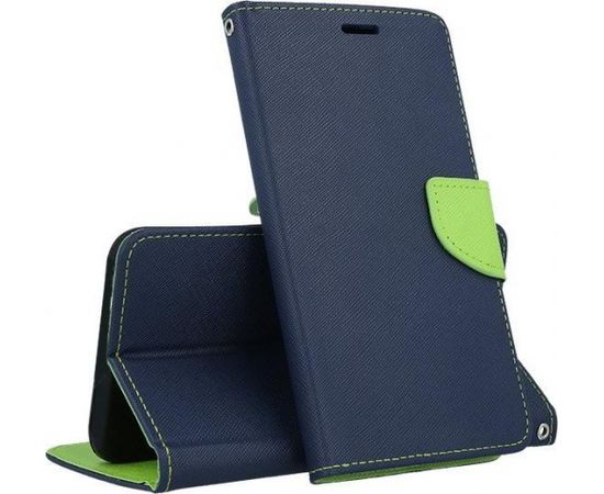 Mocco Fancy Case Чехол Книжка для телефона Apple Iphone 12 / 12 Pro Синий - Зелёный