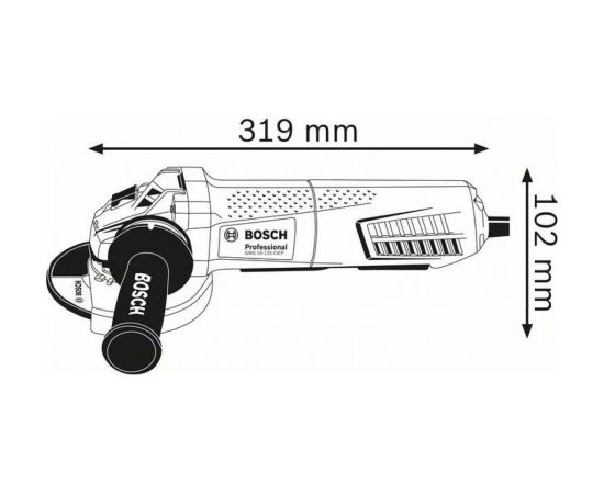 Bosch GWS 15-125 CIEP Professional Leņķa slīpmašīna