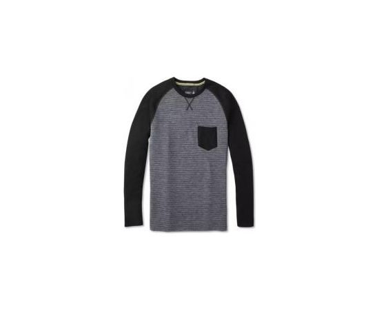 Smartwool Termo krekls M'S Merino 250 Pocket Crew XL Medium Gray/Tick Stitch