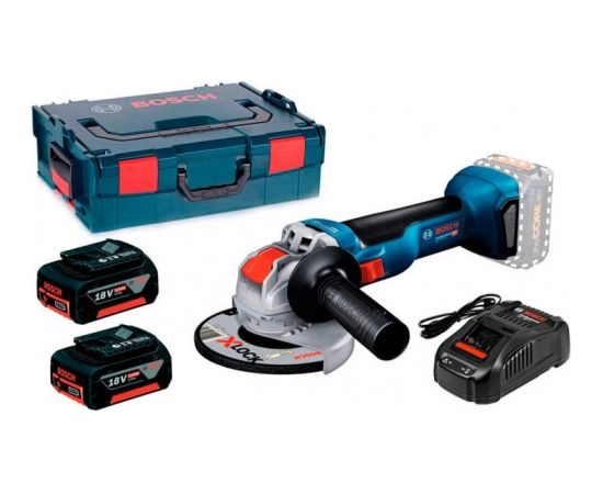 Bosch GWX 18V-10 Professional (2 x GBA 18V 5.0Ah, GAL 1880 CV, L-Boxx) Akumulatora slīpmašīna