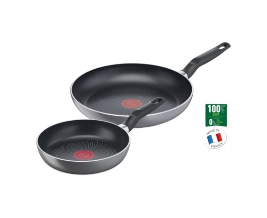 TEFAL C2739053 Super Start Set of 2 Frying, Diameter 20 / 26 cm, Suitable for induction hob