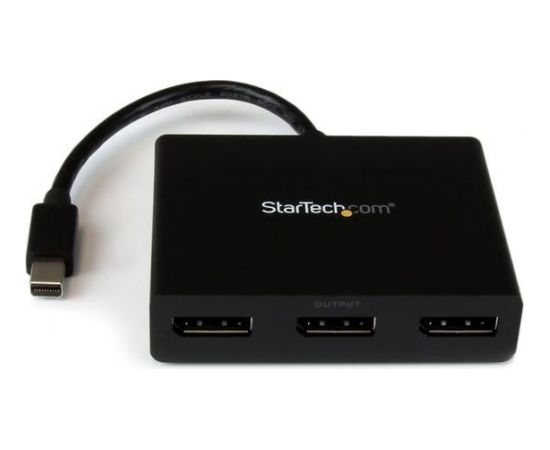 StarTech 0.2m DisplayPort to DisplayPort Multi-Monitor Splitter - 3-Port MST Hub (MSTMDP123DP)