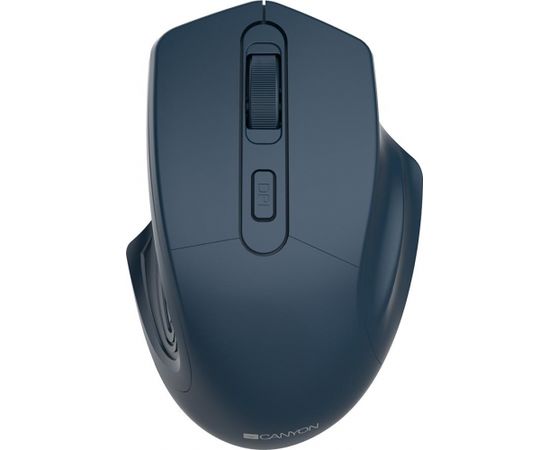 CANYON 2.4GHz Wireless Optical Mouse with 4 buttons, DPI 800/1200/1600, Dark Blue, 115*77*38mm, 0.064kg