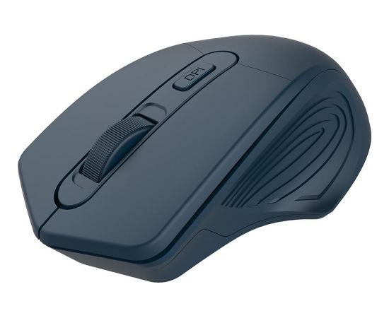 CANYON 2.4GHz Wireless Optical Mouse with 4 buttons, DPI 800/1200/1600, Dark Blue, 115*77*38mm, 0.064kg