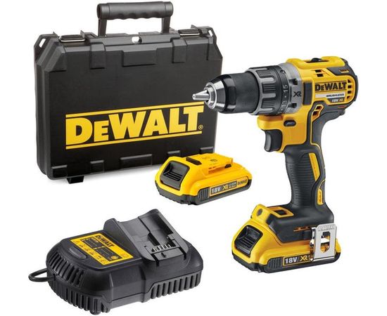 DeWalt DCD791D2-QW Urbjmašīna-skrūvgriezis XR Li-Ion 18V, 2.0A, 460W