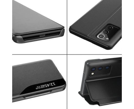 Mocco Smart Flip Cover Case Grāmatveida Maks Telefonam Samsung Galaxy A20s Melns