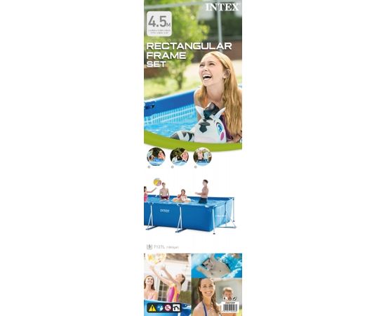 Intex Pool 28273NP Rectangular, Framed, Blue