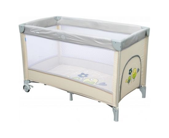 Baby Mix Ceļojumu gulta SPARROWS 8052-187 beige (33205) Akcija